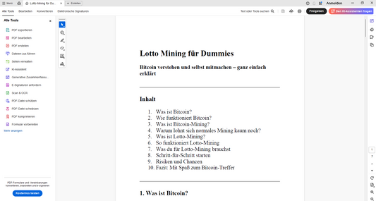 Lotto Mining für Dummies (eBook PDF Download)