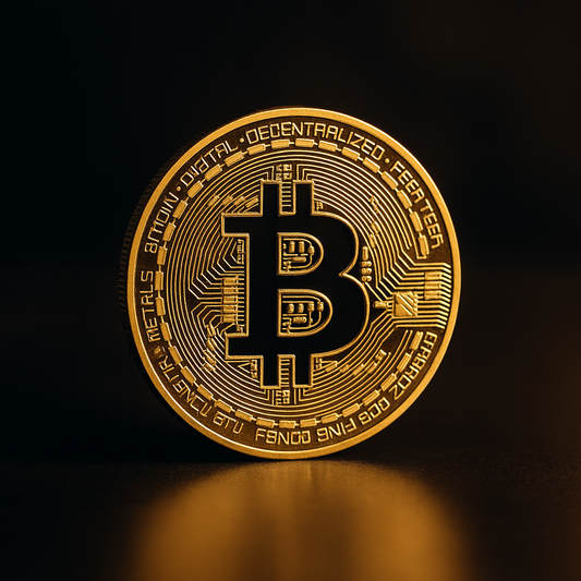 Bitcoin Münze – Sammlerstück Ø 40 mm