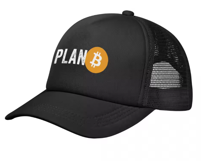 Plan ₿ – Bitcoin Trucker Cap Unisex (55–60 cm, Schwarz)