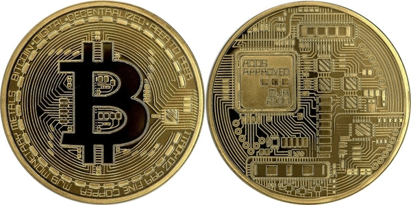 Bitcoin Münze – Sammlerstück Ø 40 mm